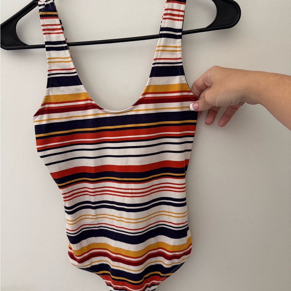 Forever 21 Multicolor Striped Kids Bodysuit